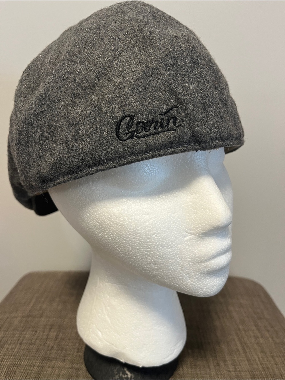 Goorin Bros. Grey Wool Blend Flat Cap Ivy Driving Hat M
